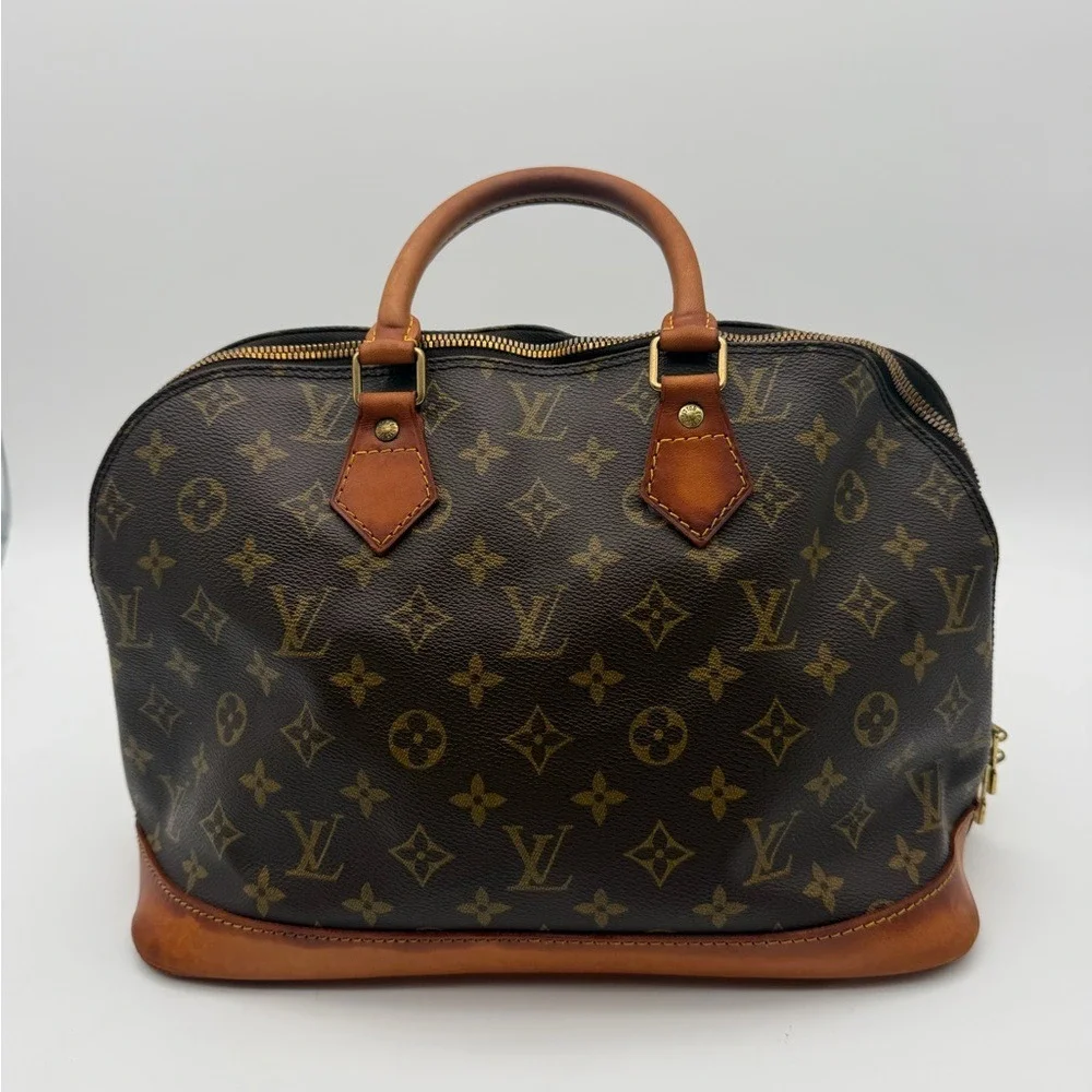 Louis Vuitton Alma PM Monogram Canvas‎ Satchel – Authentic LV